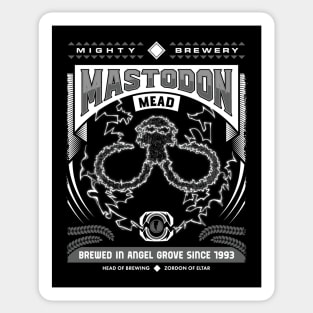 Mighty Brews - Black Mastodon Sticker